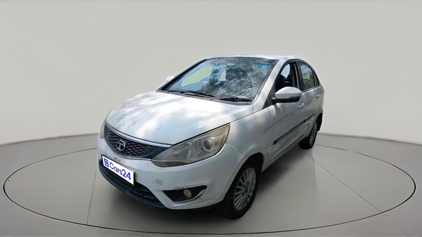 2015 Tata Zest XMS PETROL, Petrol, Manual, 1,29,413 km, exterior