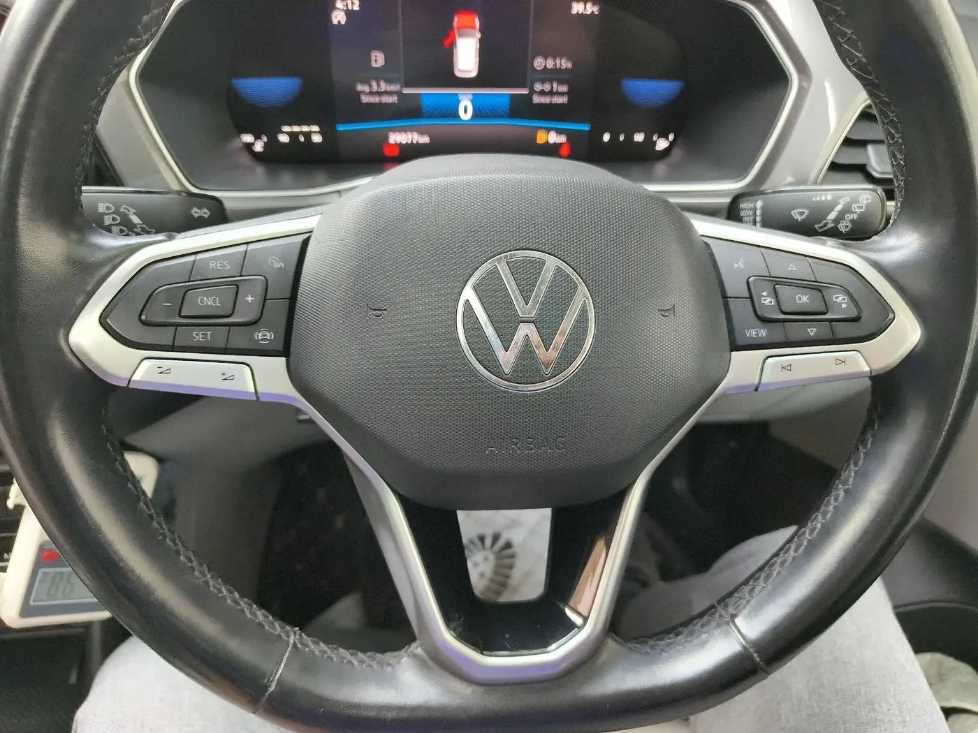 2023 Volkswagen TAIGUN TOPLINE 1.0 TSI MT, Petrol, Manual, 29,200 km, interior