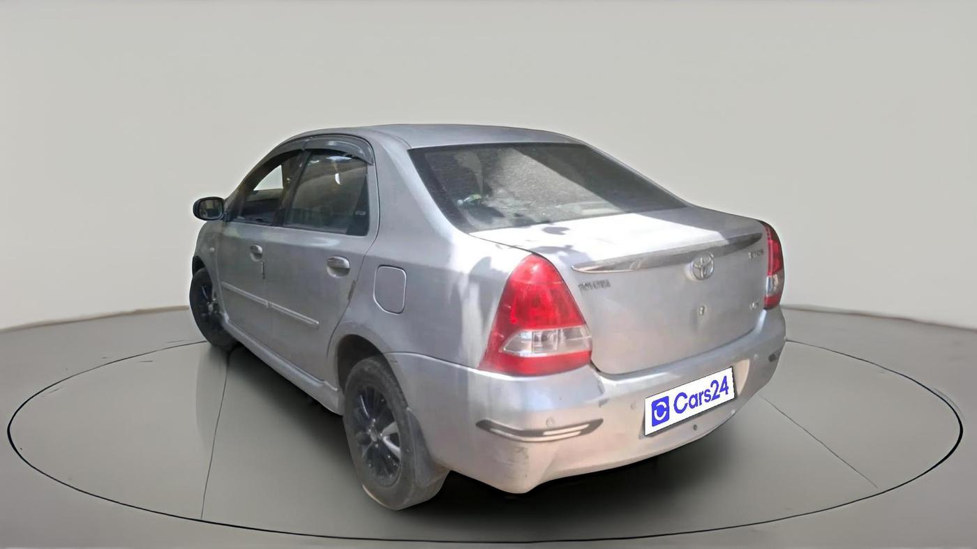 2011 Toyota Etios VX, CNG, Manual, 60,536 km, exterior