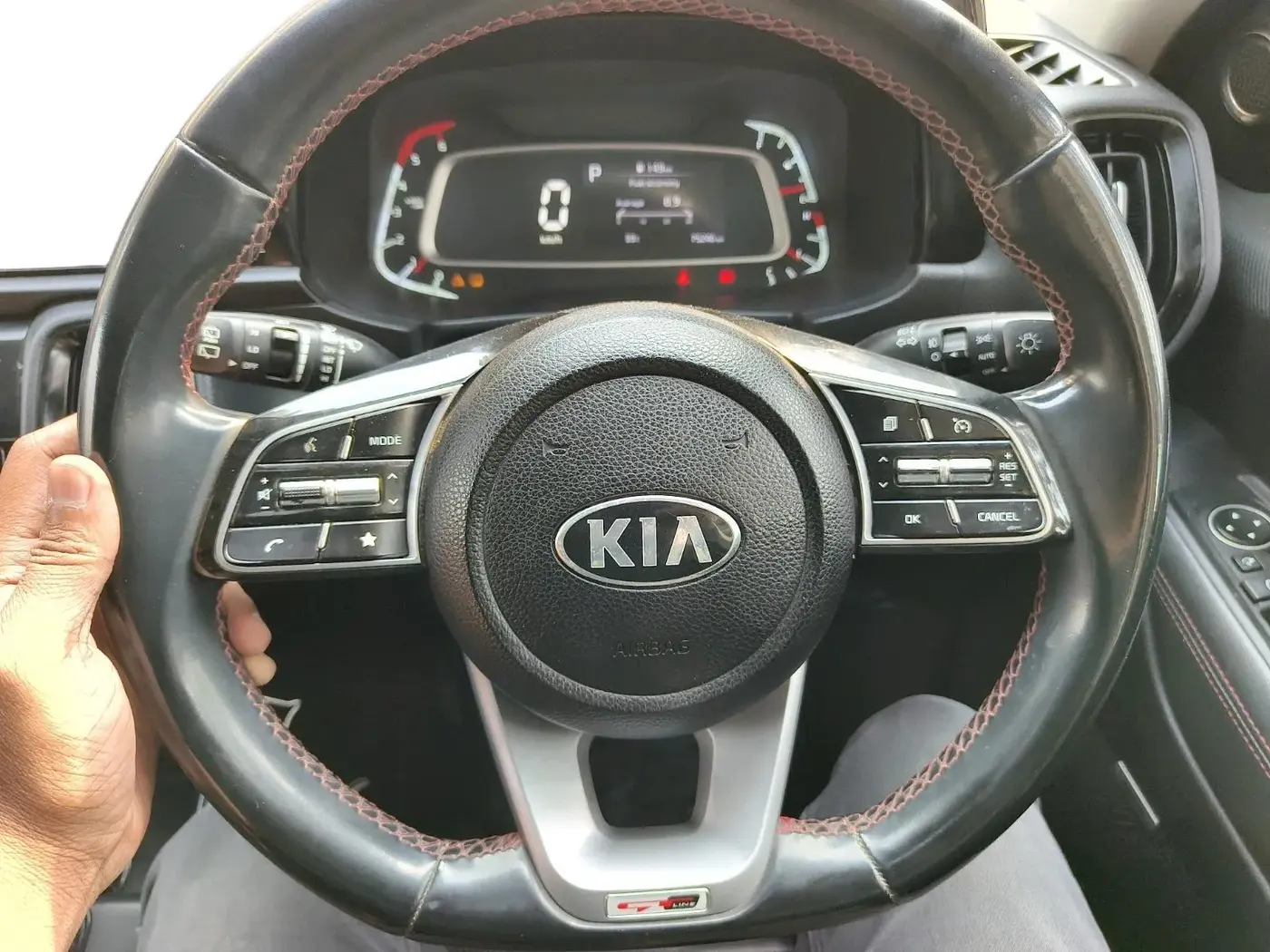 2020 KIA SONET GTX PLUS 1.5 AT, Diesel, Automatic, 1,08,103 km, interior