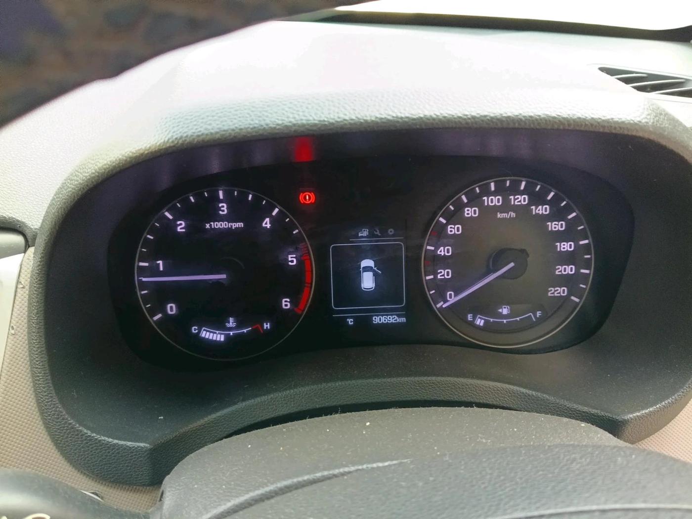 2017 Hyundai Creta SX (O) 1.6 DIESEL, Diesel, Manual, 90,692 km, interior