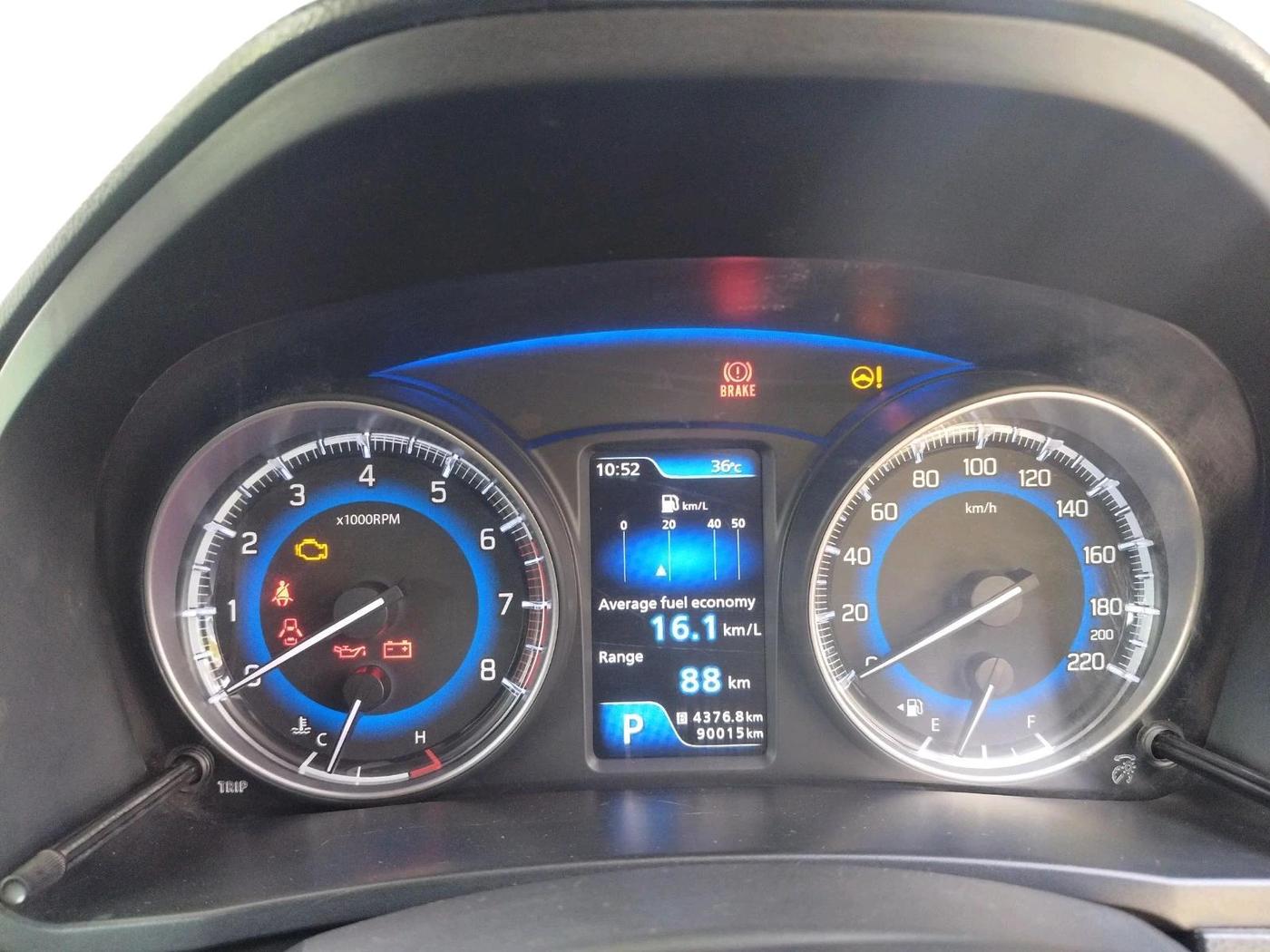2020 Maruti Baleno ZETA CVT PETROL 1.2, Petrol, Automatic, 90,015 km, interior