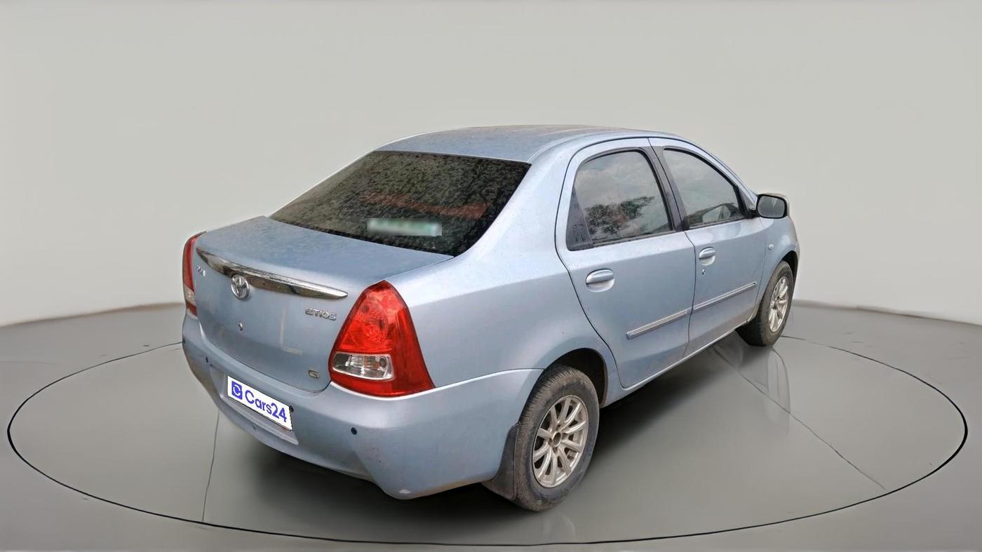 2011 Toyota Etios G, Petrol, Manual, 1,28,175 km, exterior