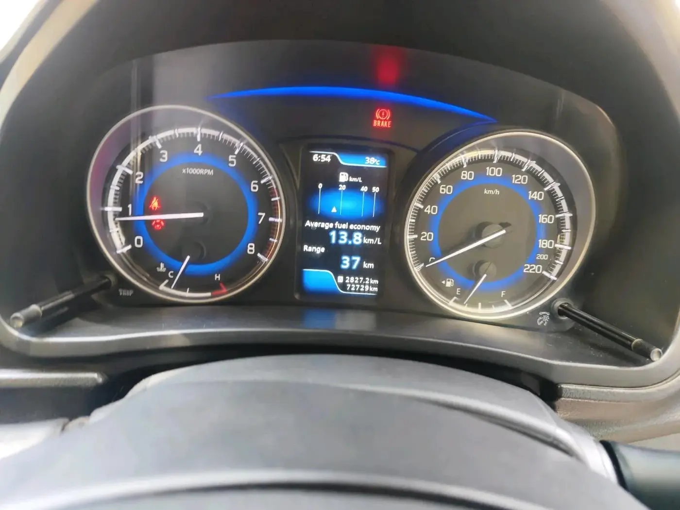 2021 Toyota Glanza G, Petrol, Manual, 72,729 km, interior