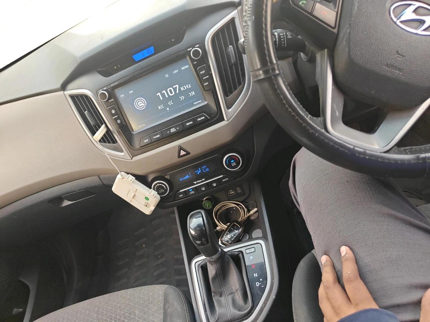 2016 Hyundai Creta SX PLUS AT 1.6 PETROL, Petrol, Automatic, 75,646 km, interior