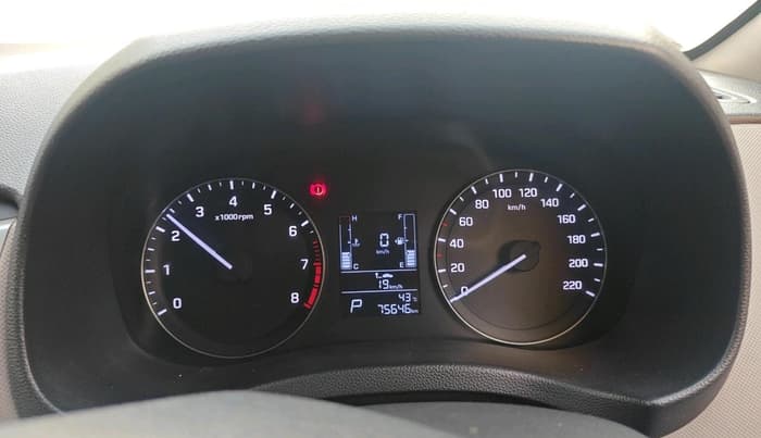2016 Hyundai Creta SX PLUS AT 1.6 PETROL, Petrol, Automatic, 75,646 km, interior