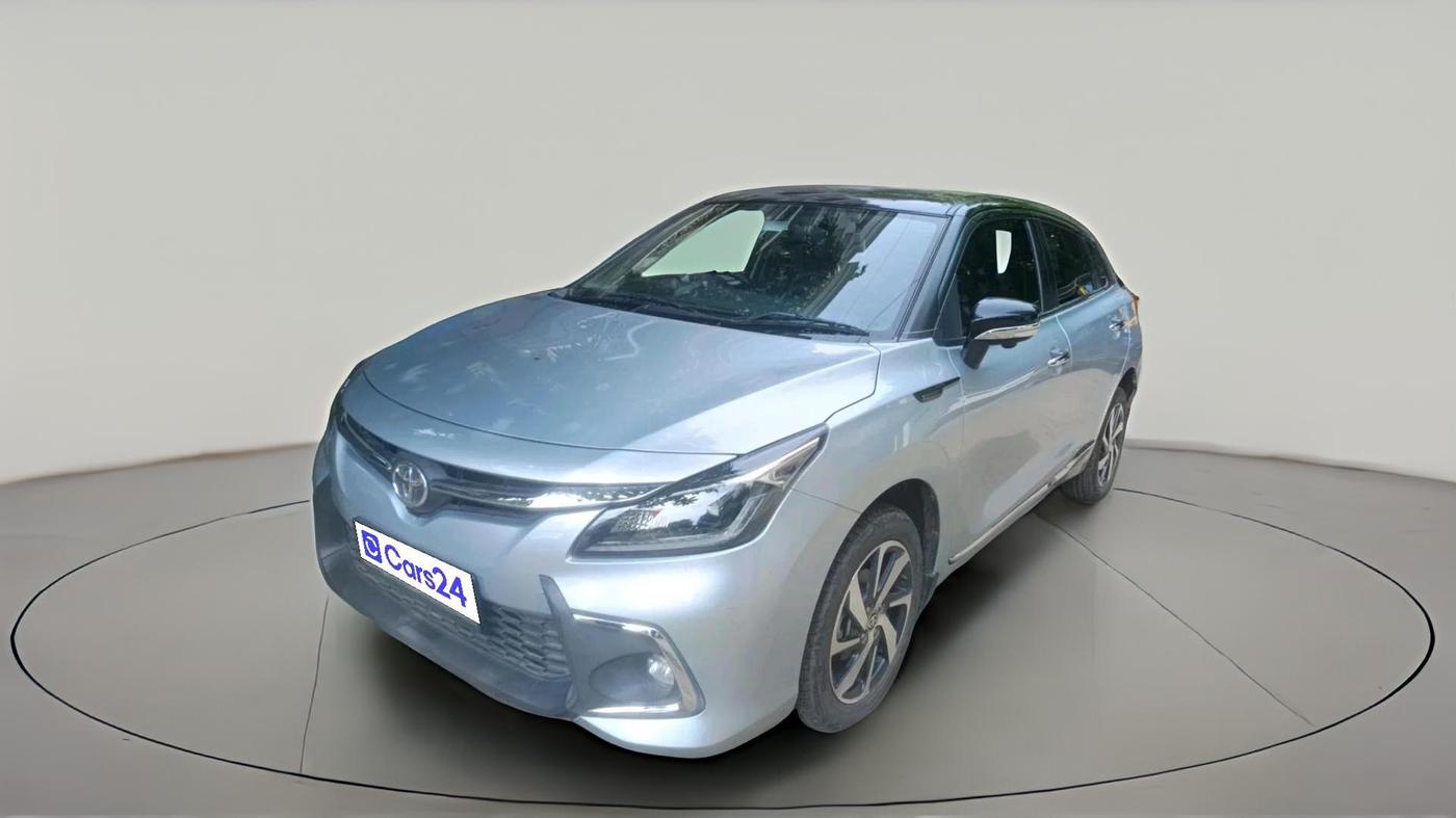 2024 Toyota Glanza V AMT, Petrol, Automatic, 28,037 km, exterior