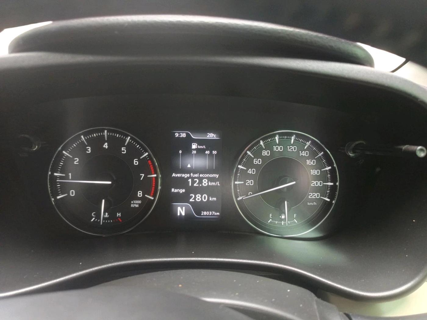 2024 Toyota Glanza V AMT, Petrol, Automatic, 28,037 km, interior