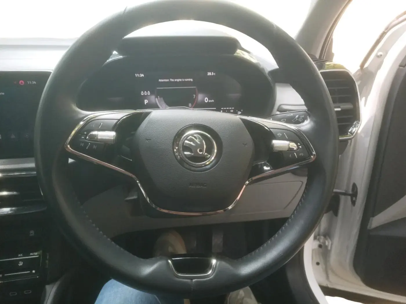 2025 Skoda Kylaq Signature Plus AT, Petrol, Automatic, 3,356 km, interior
