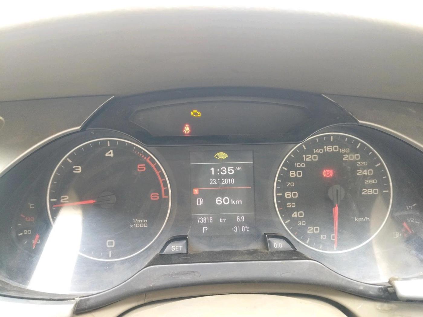 2010 Audi A4 2.0 TDI, Diesel, Automatic, 73,818 km, interior