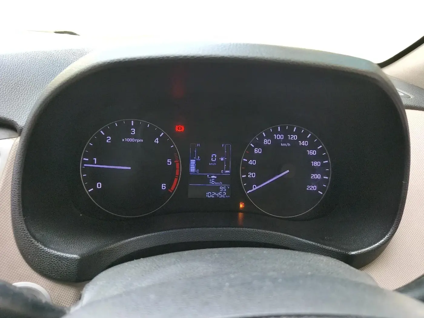 2018 Hyundai Creta SX 1.6 DIESEL, Diesel, Manual, 1,02,452 km, interior