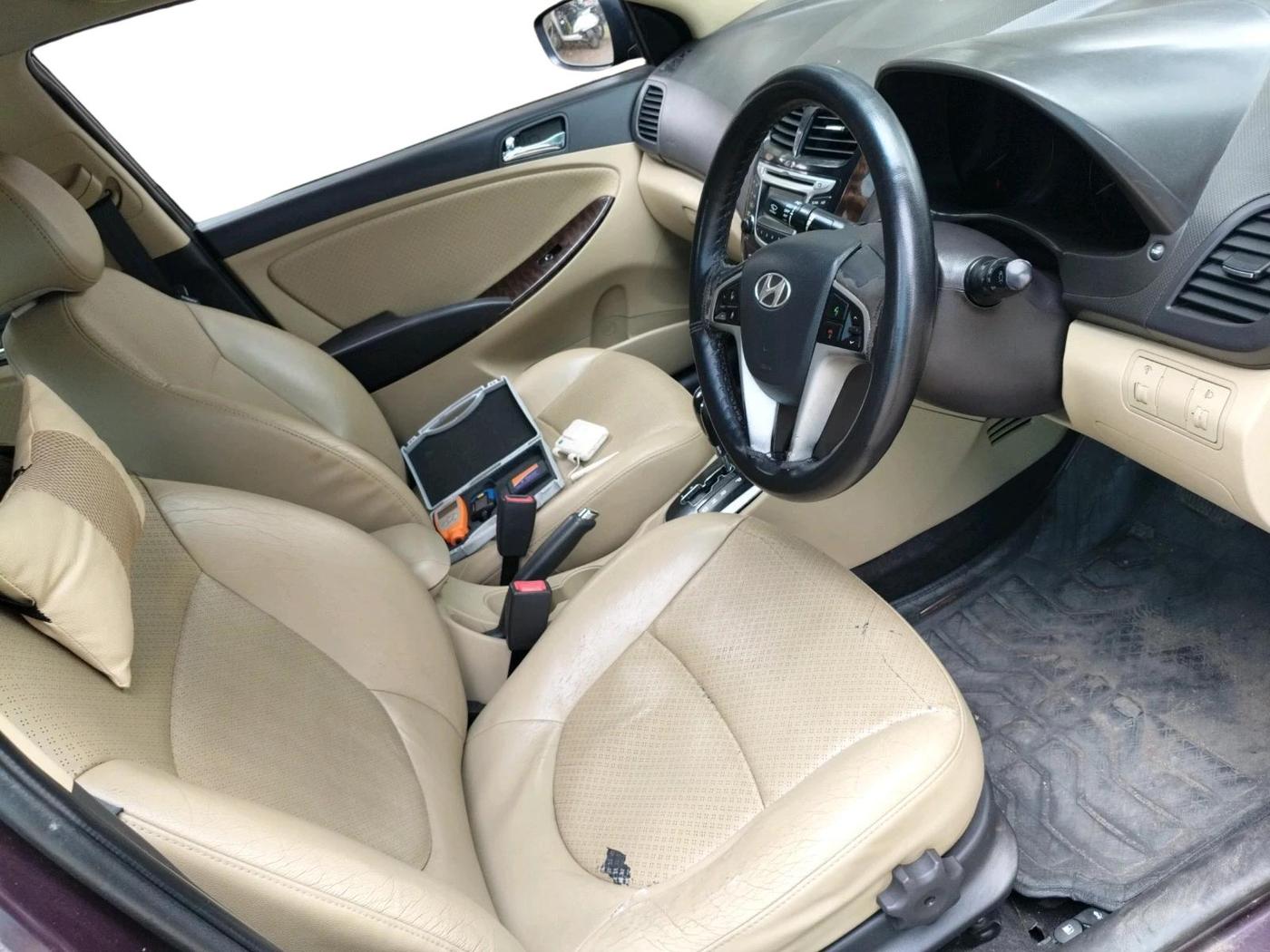 2013 Hyundai Verna FLUIDIC 1.6 VTVT SX AT, Petrol, Automatic, 63,285 km, interior