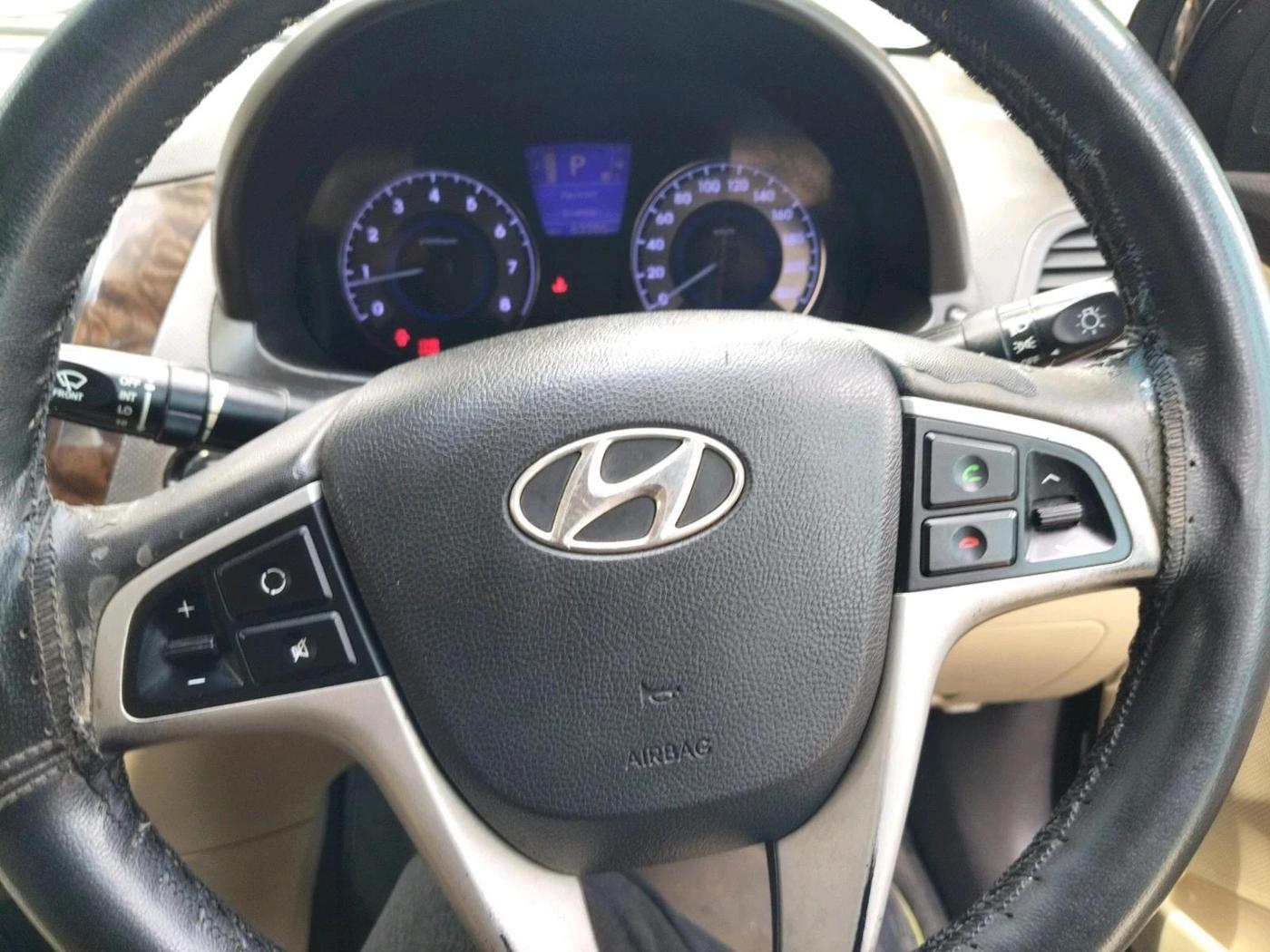 2013 Hyundai Verna FLUIDIC 1.6 VTVT SX AT, Petrol, Automatic, 63,285 km, interior