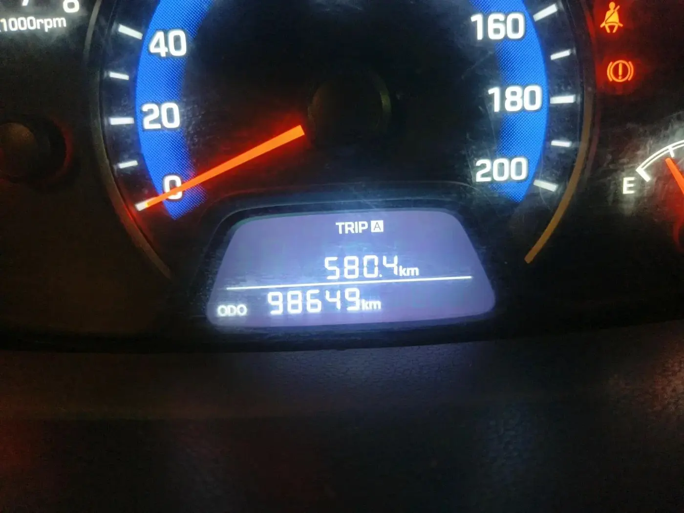 2018 Hyundai Xcent SX 1.2, Petrol, Manual, 98,952 km, interior