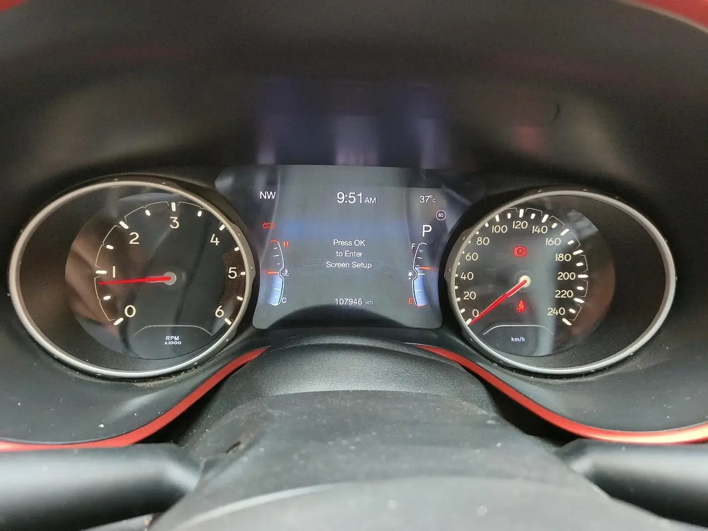 2019 Jeep Compass TRAILHAWK (O) 2.0 4X4, Diesel, Automatic, 1,07,946 km, interior