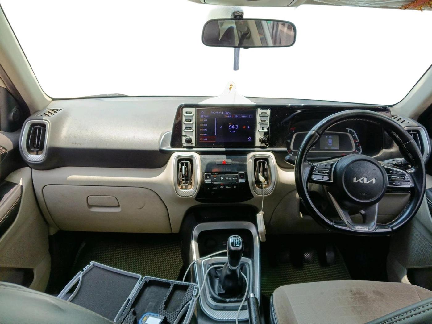 2021 KIA SONET HTX 1.5, Diesel, Manual, 3,79,298 km, interior