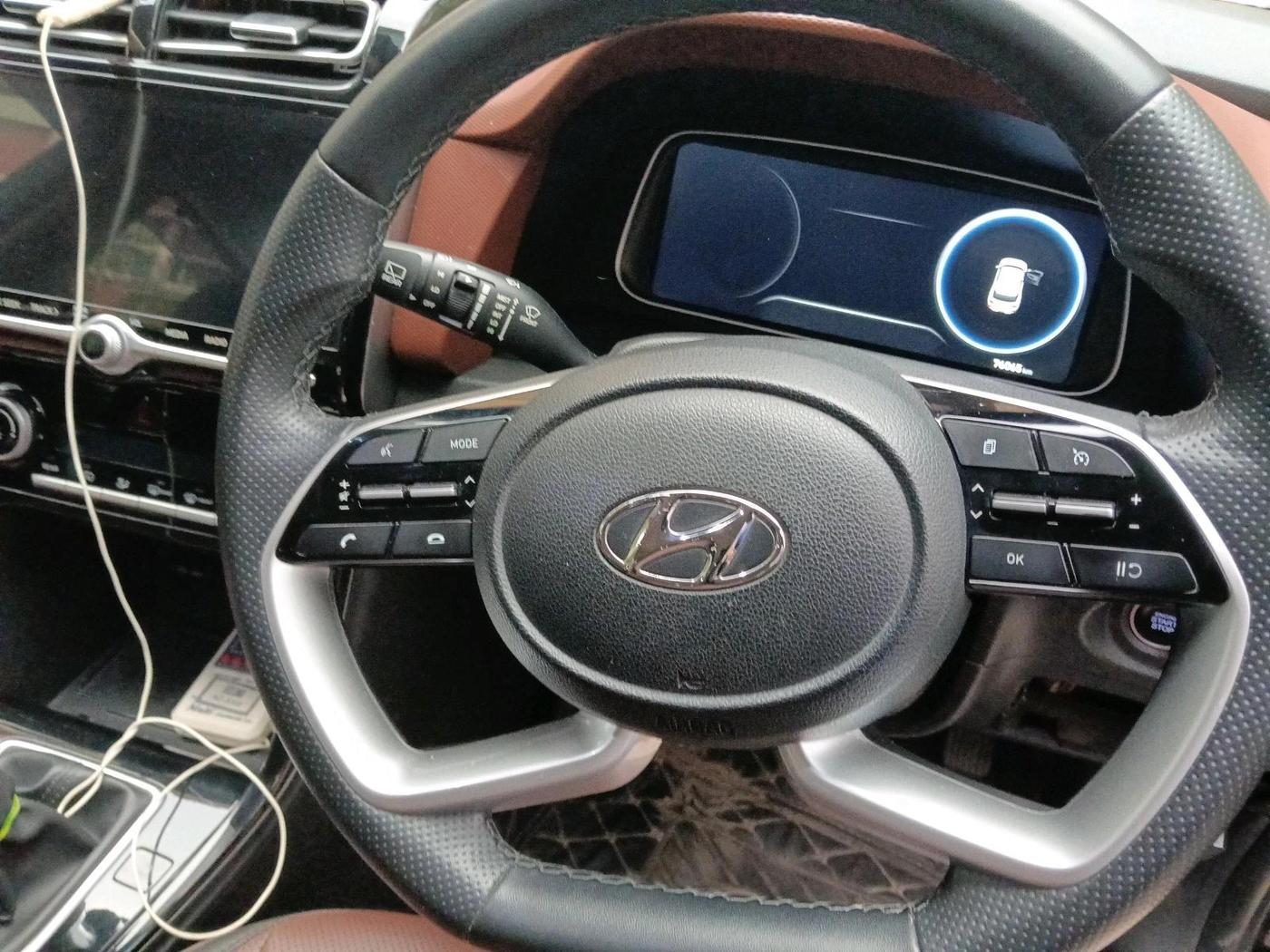 2021 Hyundai ALCAZAR PLATINUM 1.5 MT 7STR, Diesel, Manual, 76,065 km, interior