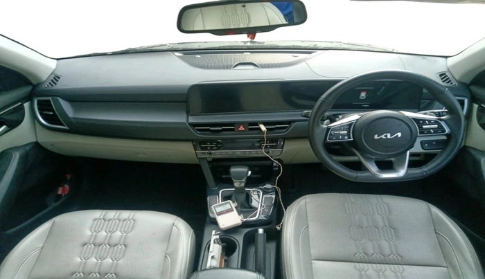 2024 KIA SELTOS HTX IVT, Petrol, Automatic, 11,596 km, interior