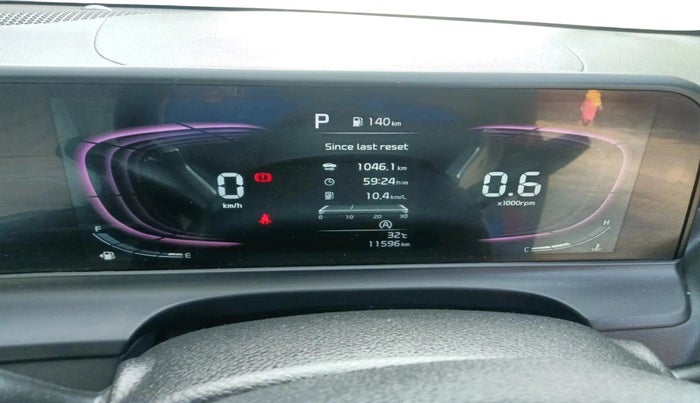 2024 KIA SELTOS HTX IVT, Petrol, Automatic, 11,596 km, interior