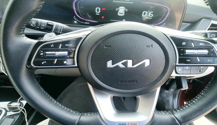 2024 KIA SELTOS HTX IVT, Petrol, Automatic, 11,596 km, interior