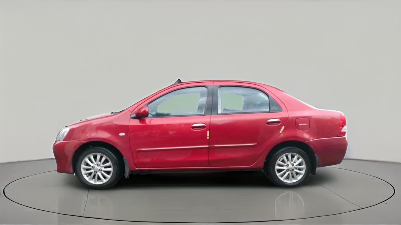 2012 Toyota Etios VD, Diesel, Manual, 1,88,800 km, exterior