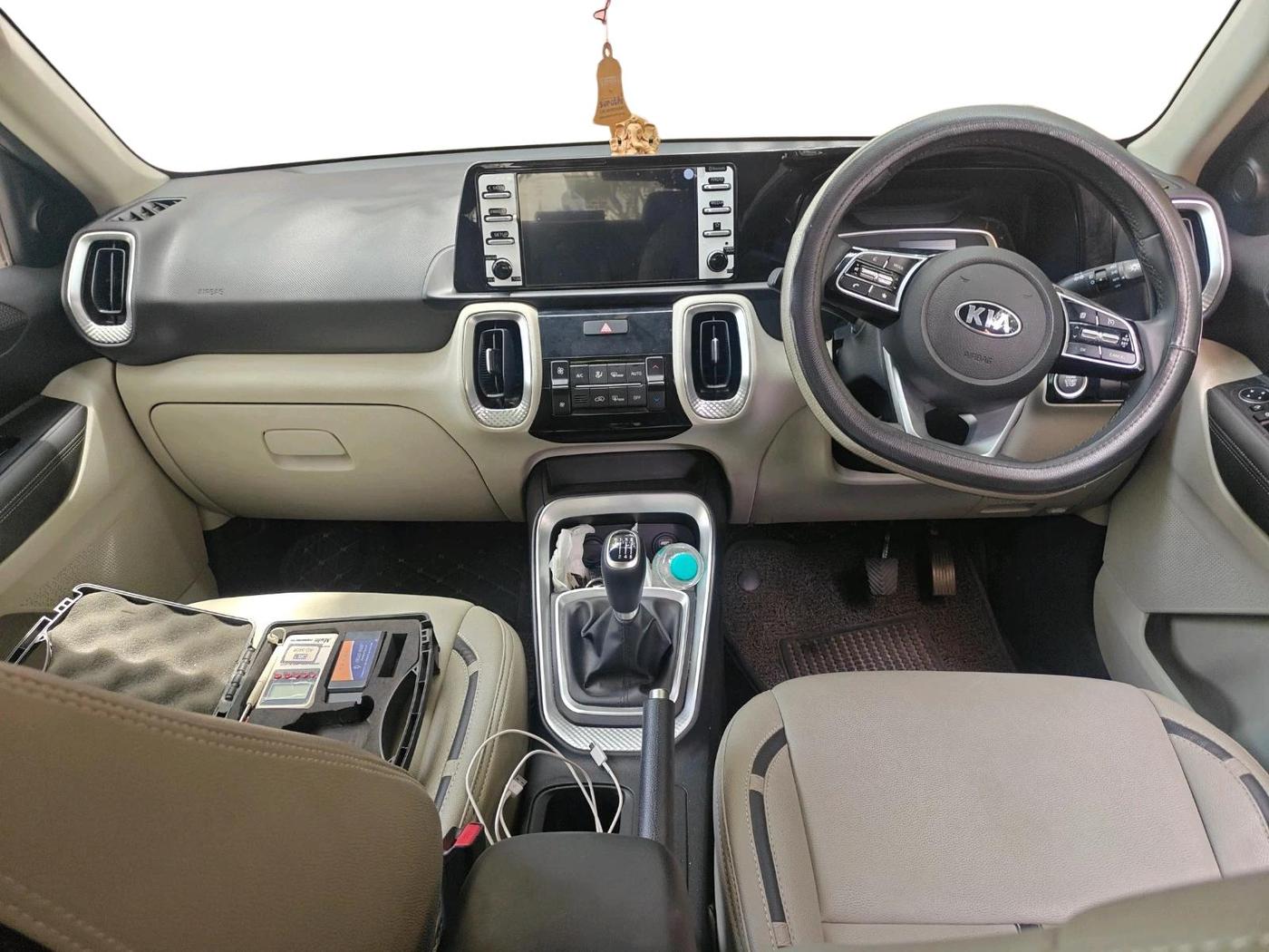 2021 KIA SONET HTX 1.0 IMT, Petrol, Manual, 17,666 km, interior
