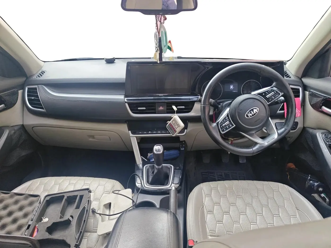 2021 KIA SELTOS HTX 1.5 DIESEL, Diesel, Manual, 1,13,201 km, interior
