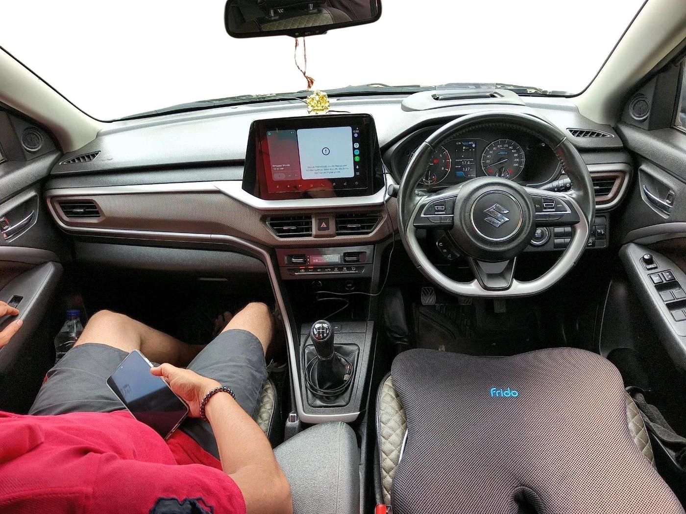 2023 Maruti BREZZA ZXI + SMART HYBRID, Petrol, Manual, 99,180 km, interior