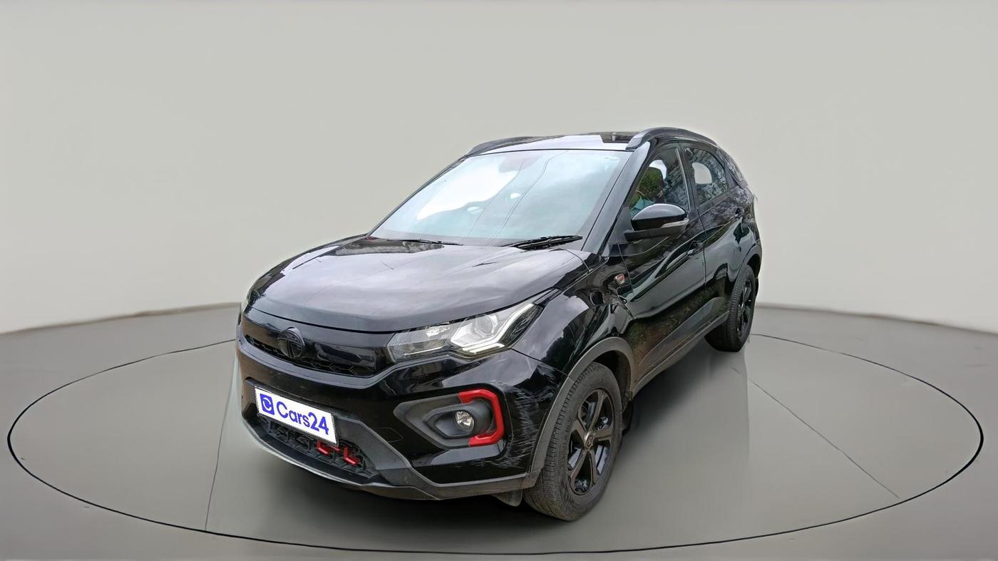 2023 Tata NEXON XZ PLUS LUX SUNROOF RED DARK PETROL, Petrol, Manual, 98,615 km, exterior