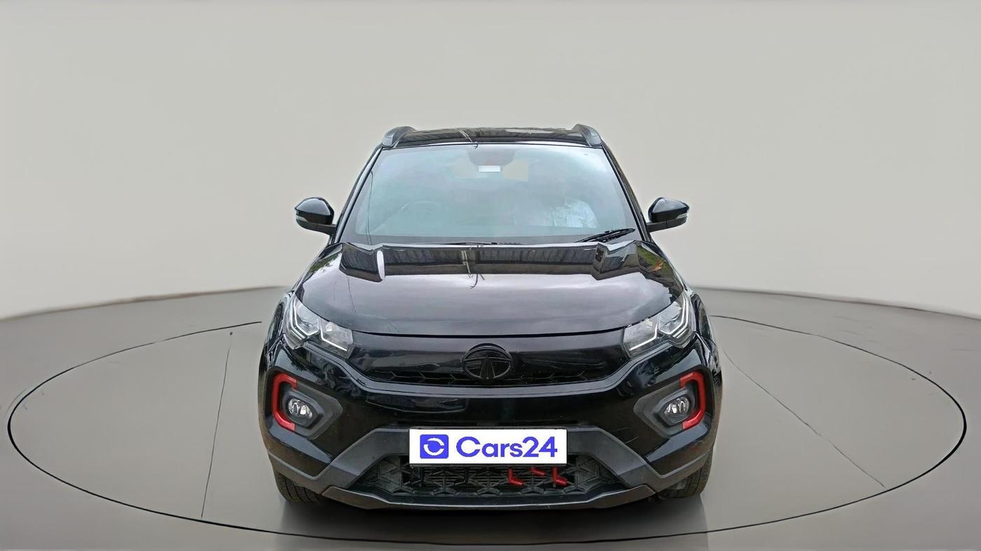 2023 Tata NEXON XZ PLUS LUX SUNROOF RED DARK PETROL, Petrol, Manual, 98,615 km, exterior