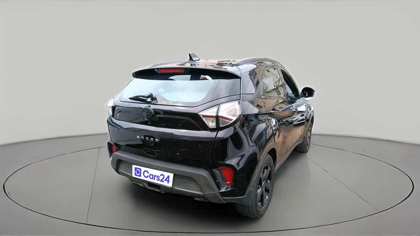 2023 Tata NEXON XZ PLUS LUX SUNROOF RED DARK PETROL, Petrol, Manual, 98,615 km, exterior