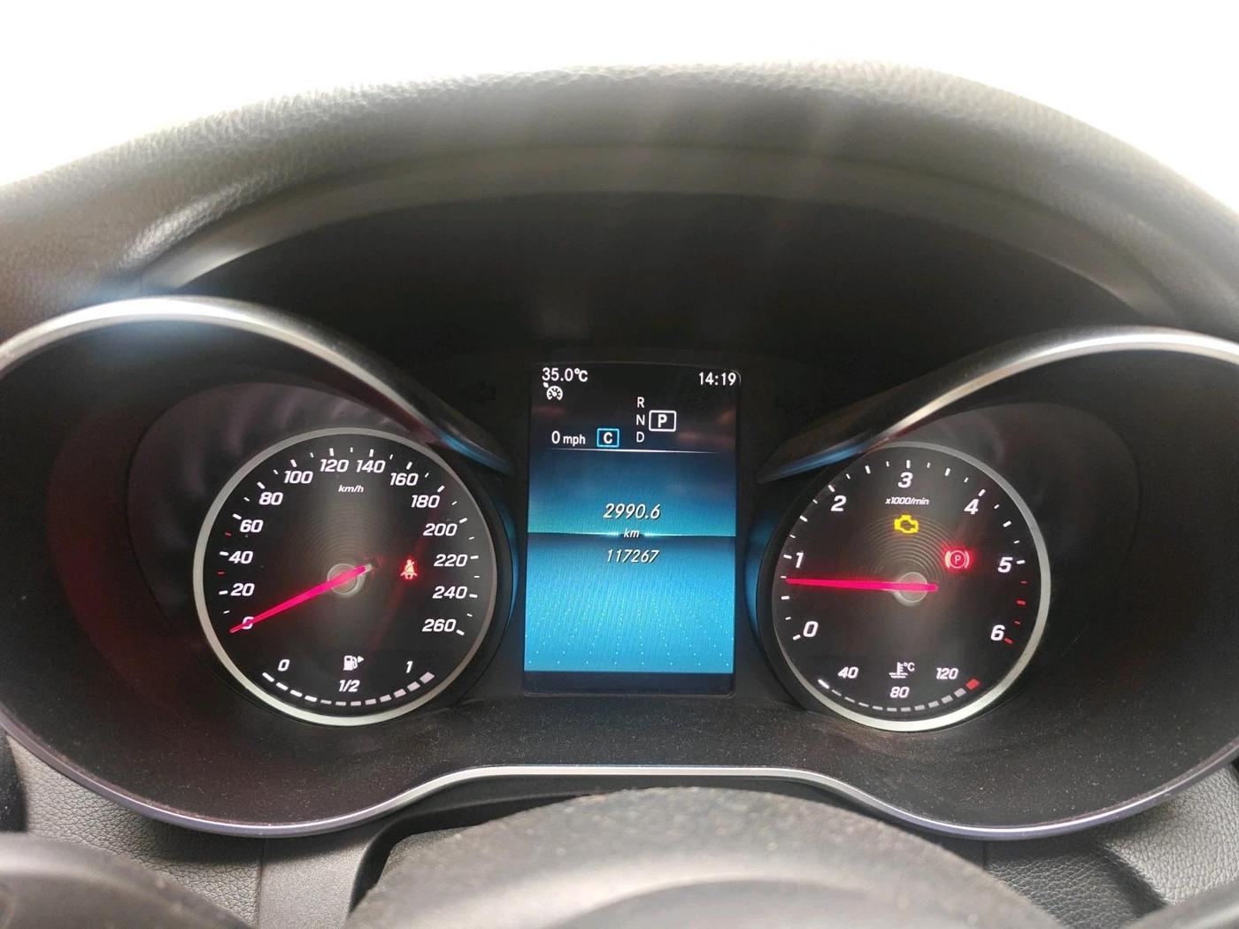 2019 Mercedes Benz C Class 220d, Diesel, Automatic, 1,17,267 km, interior
