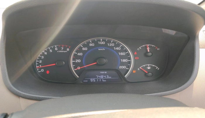 2017 Hyundai Grand i10 SPORTZ 1.2 KAPPA VTVT, Petrol, Manual, 95,111 km, interior