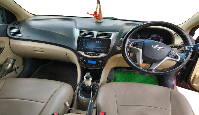 2011 Hyundai Verna FLUIDIC 1.6 VTVT SX, CNG, Manual, 52,500 km, interior
