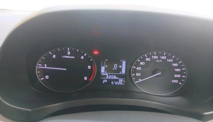 2017 Hyundai Creta SX PLUS AT 1.6 DIESEL, Diesel, Automatic, 57,226 km, interior