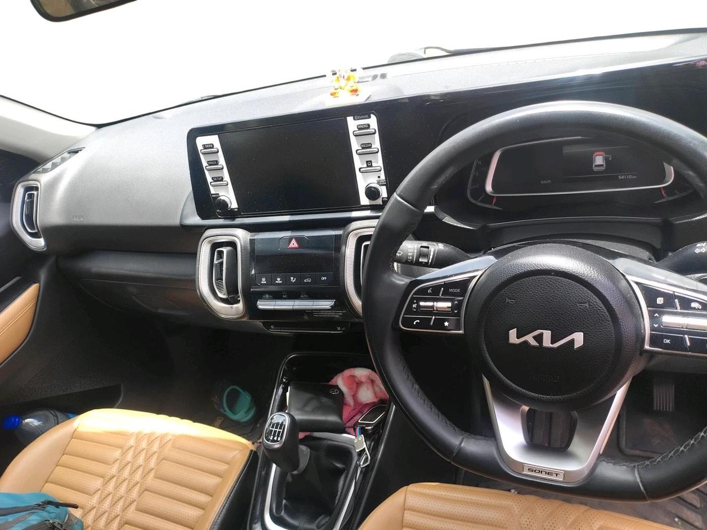 2024 KIA SONET HTX 1.5 DIESEL IMT, Diesel, Manual, 54,110 km, interior