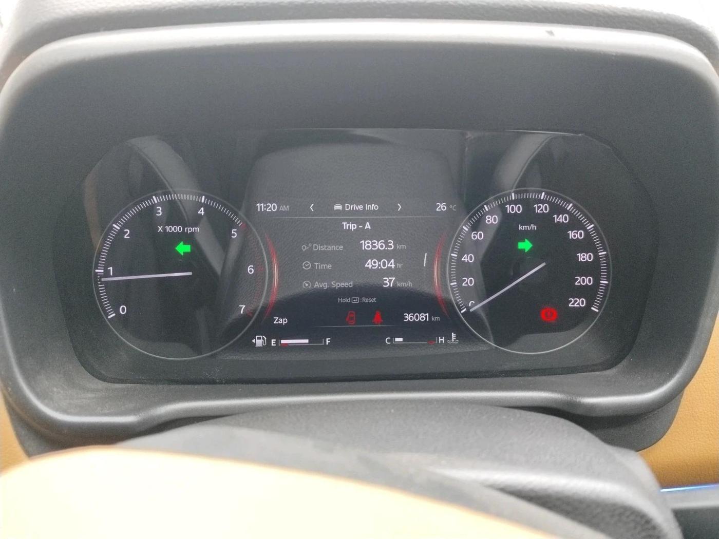 2023 Mahindra SCORPIO-N Z6 DIESEL MT 2WD 7 STR, Diesel, Manual, 36,081 km, interior