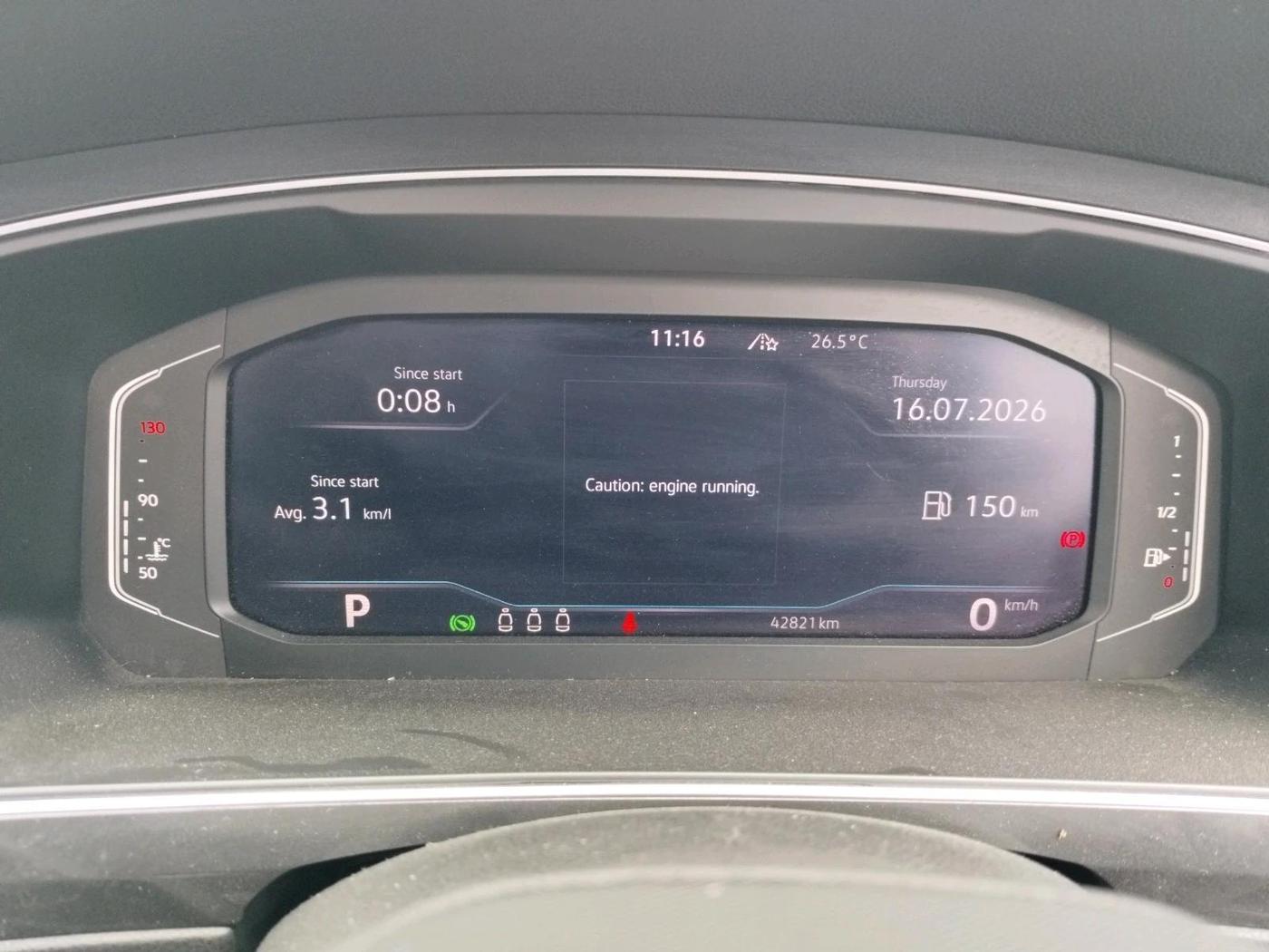 2023 Volkswagen TIGUAN ELEGANCE 2.0 TSI DSG, Petrol, Automatic, 42,821 km, interior
