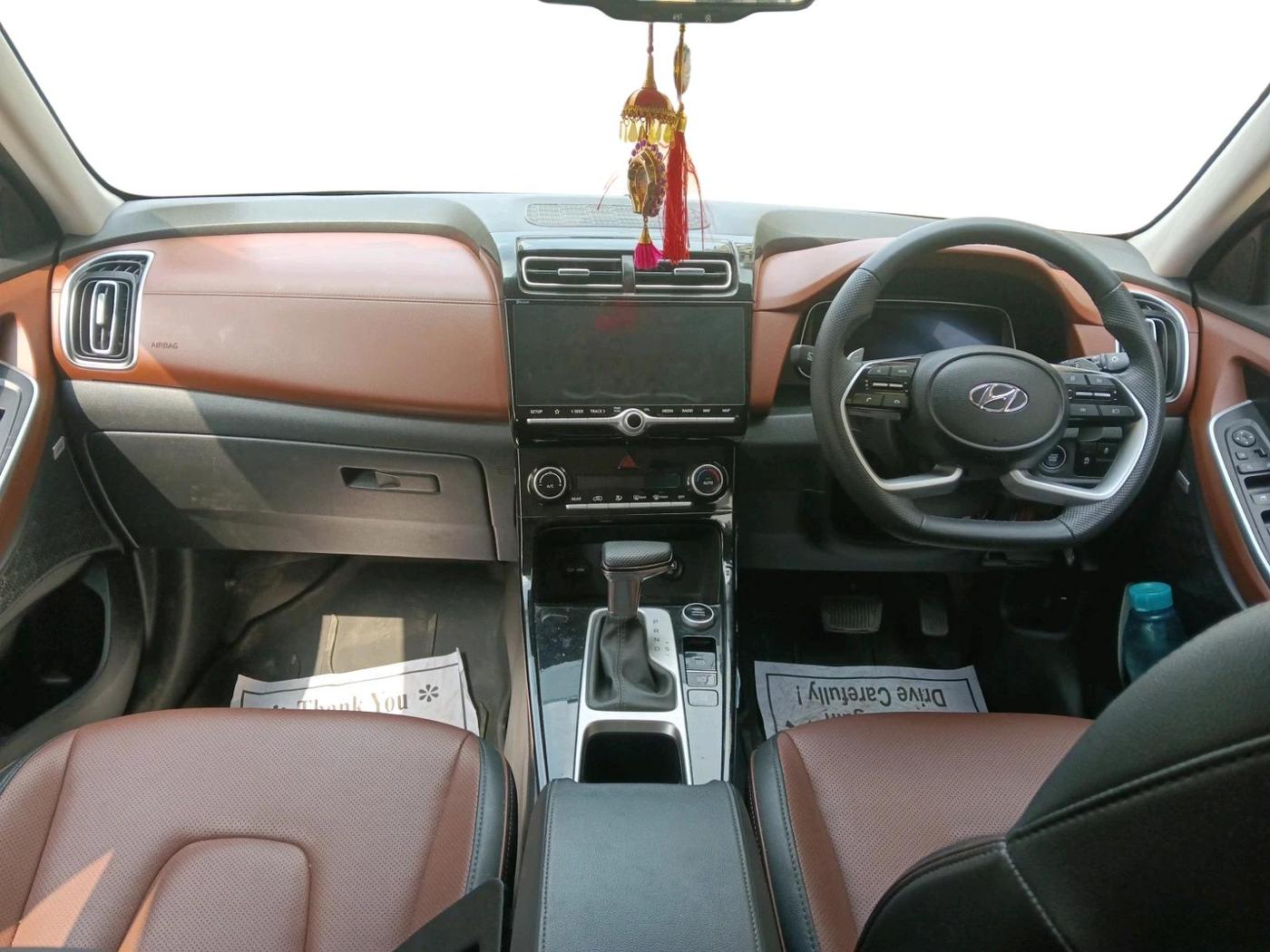 2023 Hyundai ALCAZAR Platinum (O) Turbo DCT 7 Str, Petrol, Automatic, 20,915 km, interior