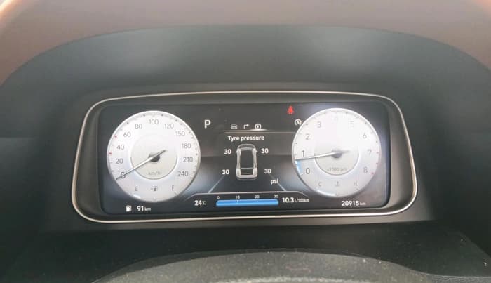 2023 Hyundai ALCAZAR Platinum (O) Turbo DCT 7 Str, Petrol, Automatic, 20,915 km, interior