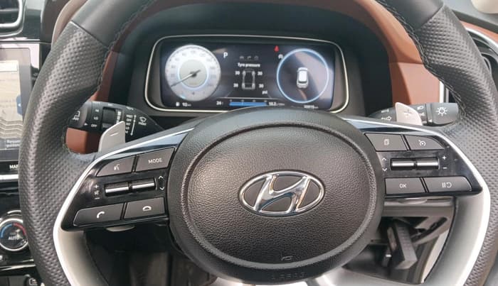 2023 Hyundai ALCAZAR Platinum (O) Turbo DCT 7 Str, Petrol, Automatic, 20,915 km, interior