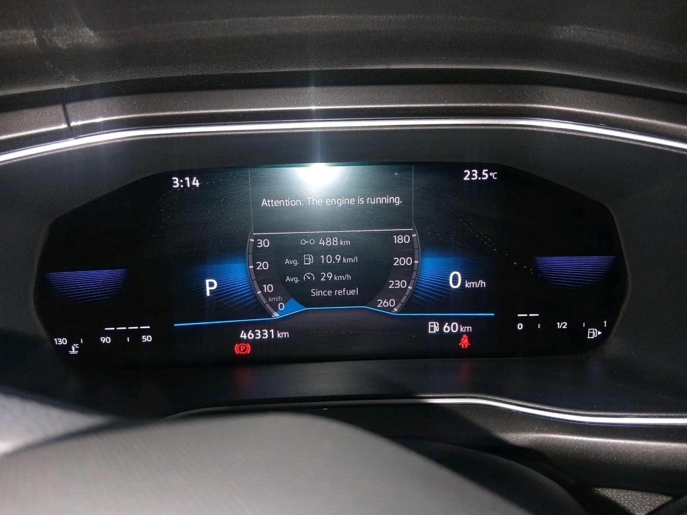 2022 Volkswagen TAIGUN TOPLINE 1.0 TSI AT, Petrol, Automatic, 46,331 km, interior