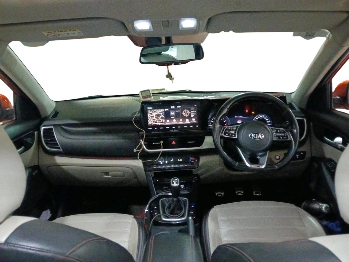 2019 KIA SELTOS GTX PLUS 1.4 PETROL, Petrol, Manual, 1,53,568 km, interior