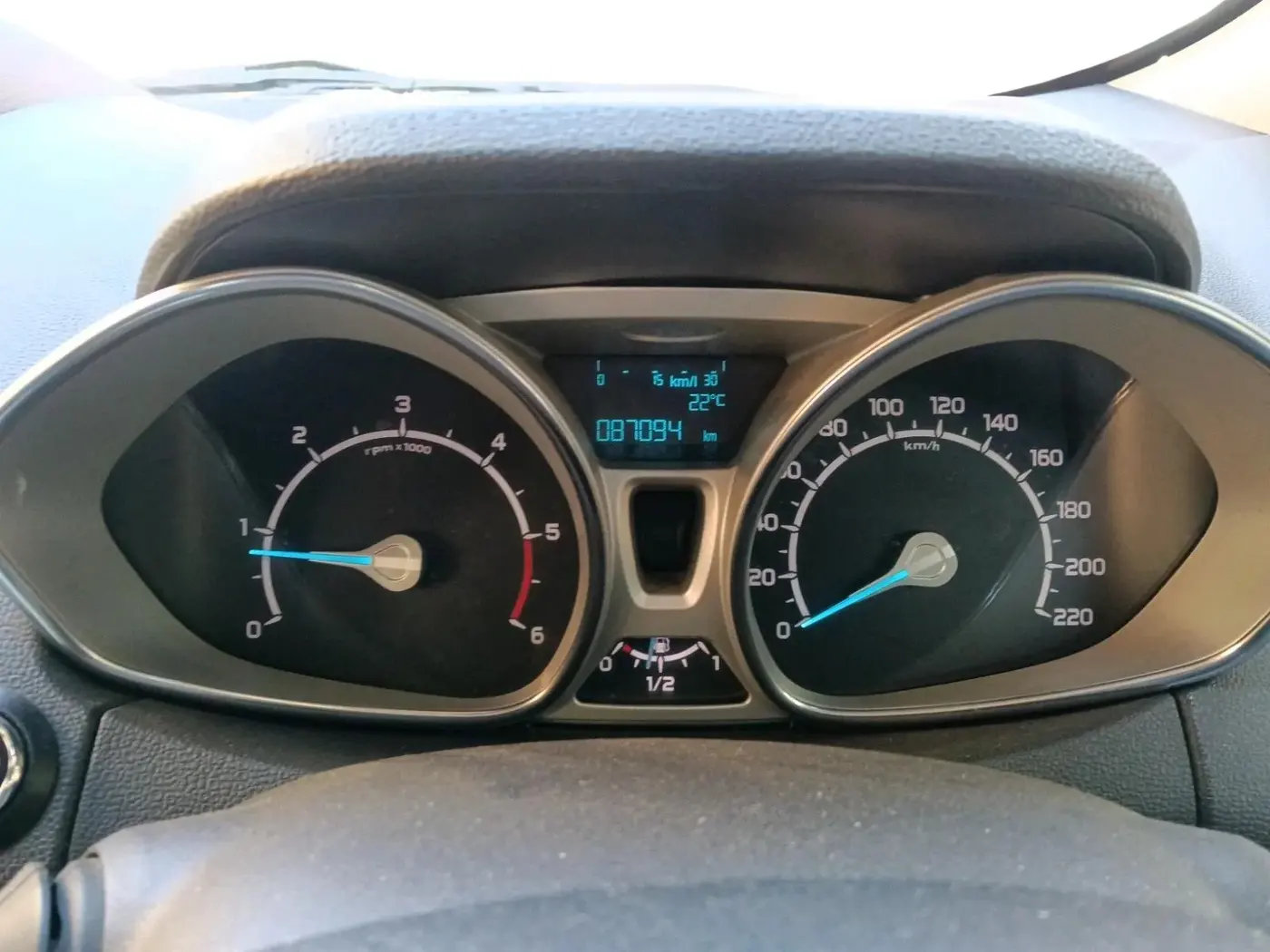 2017 Ford Ecosport TITANIUM+ 1.5L DIESEL, Diesel, Manual, 87,094 km, interior