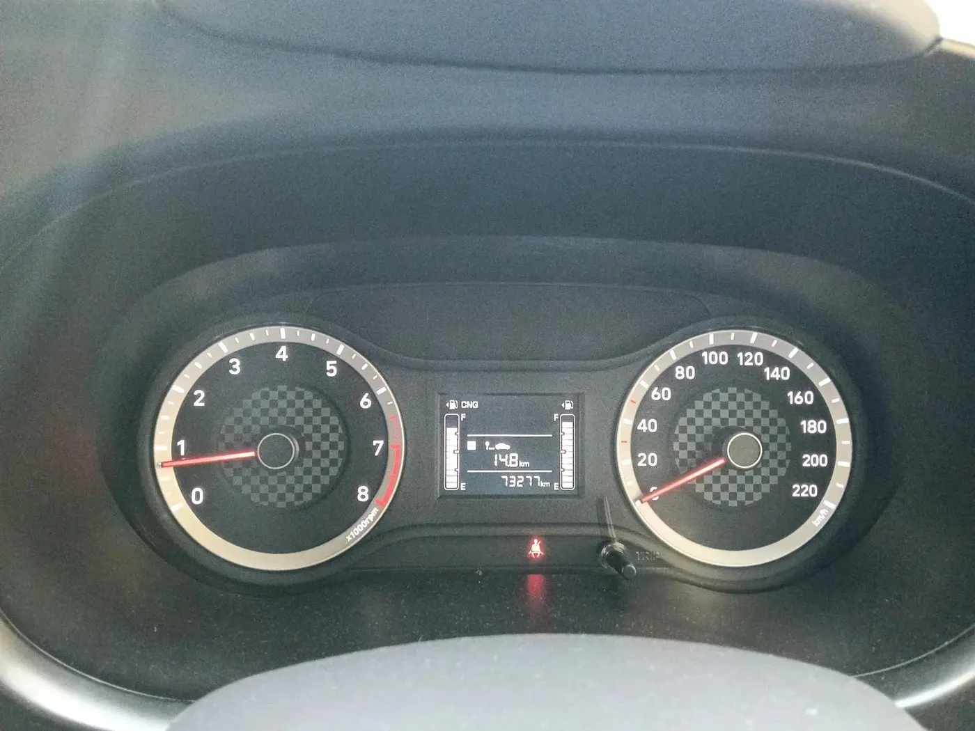 2022 Hyundai AURA S 1.2 CNG, CNG, Manual, 73,277 km, interior
