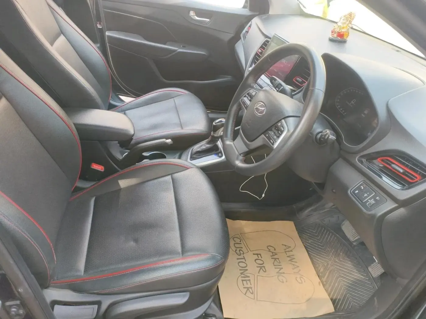 2021 Hyundai Verna SX (O) 1.0 TURBO DCT, Petrol, Automatic, 73,419 km, interior