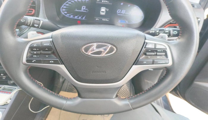 2021 Hyundai Verna SX (O) 1.0 TURBO DCT, Petrol, Automatic, 73,419 km, interior