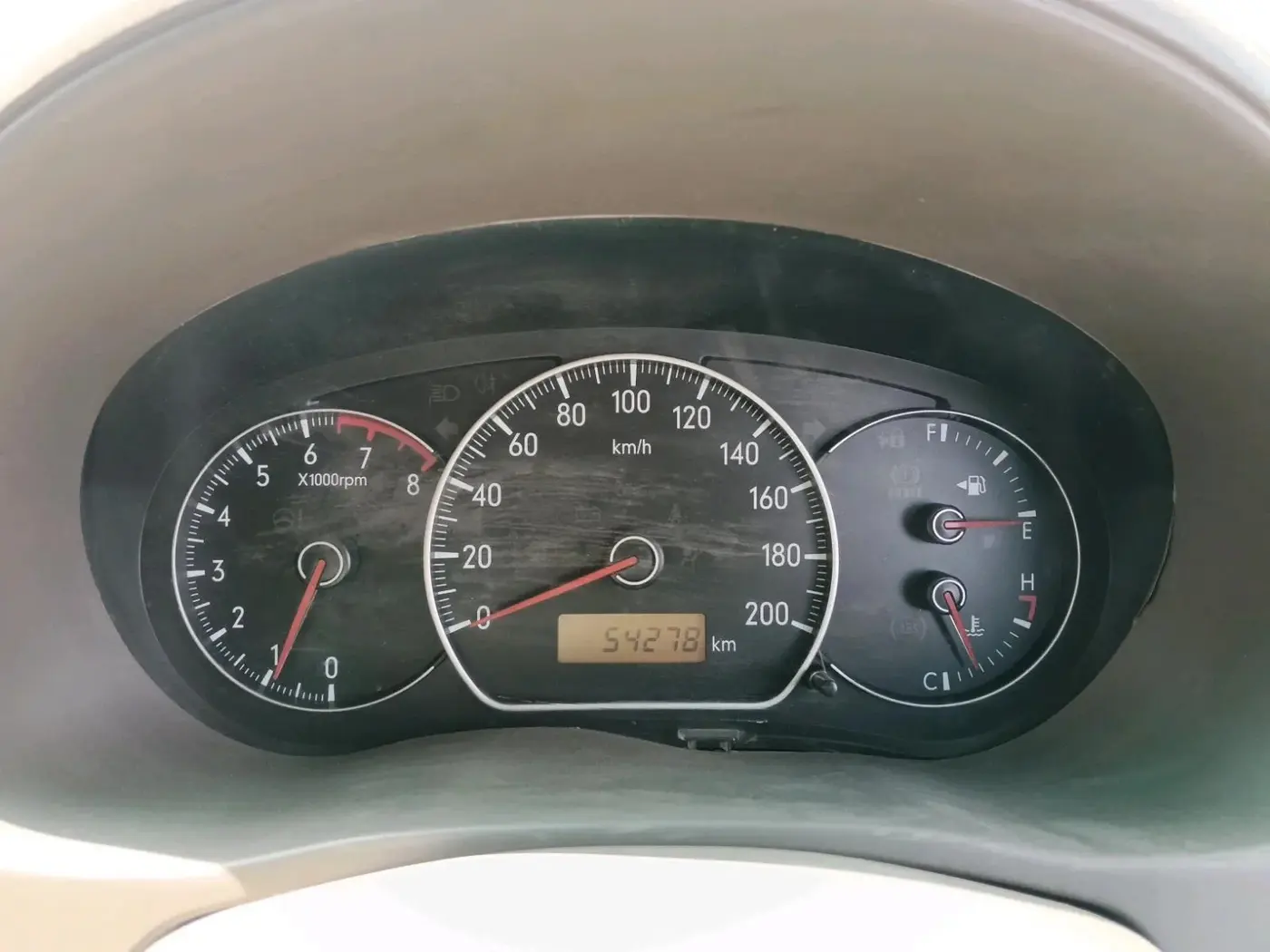 2010 Maruti SX4 VXI, CNG, Manual, 54,278 km, interior