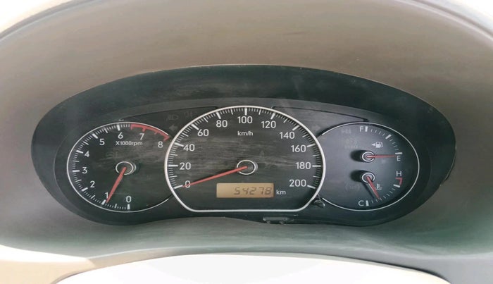 2010 Maruti SX4 VXI, CNG, Manual, 54,278 km, interior