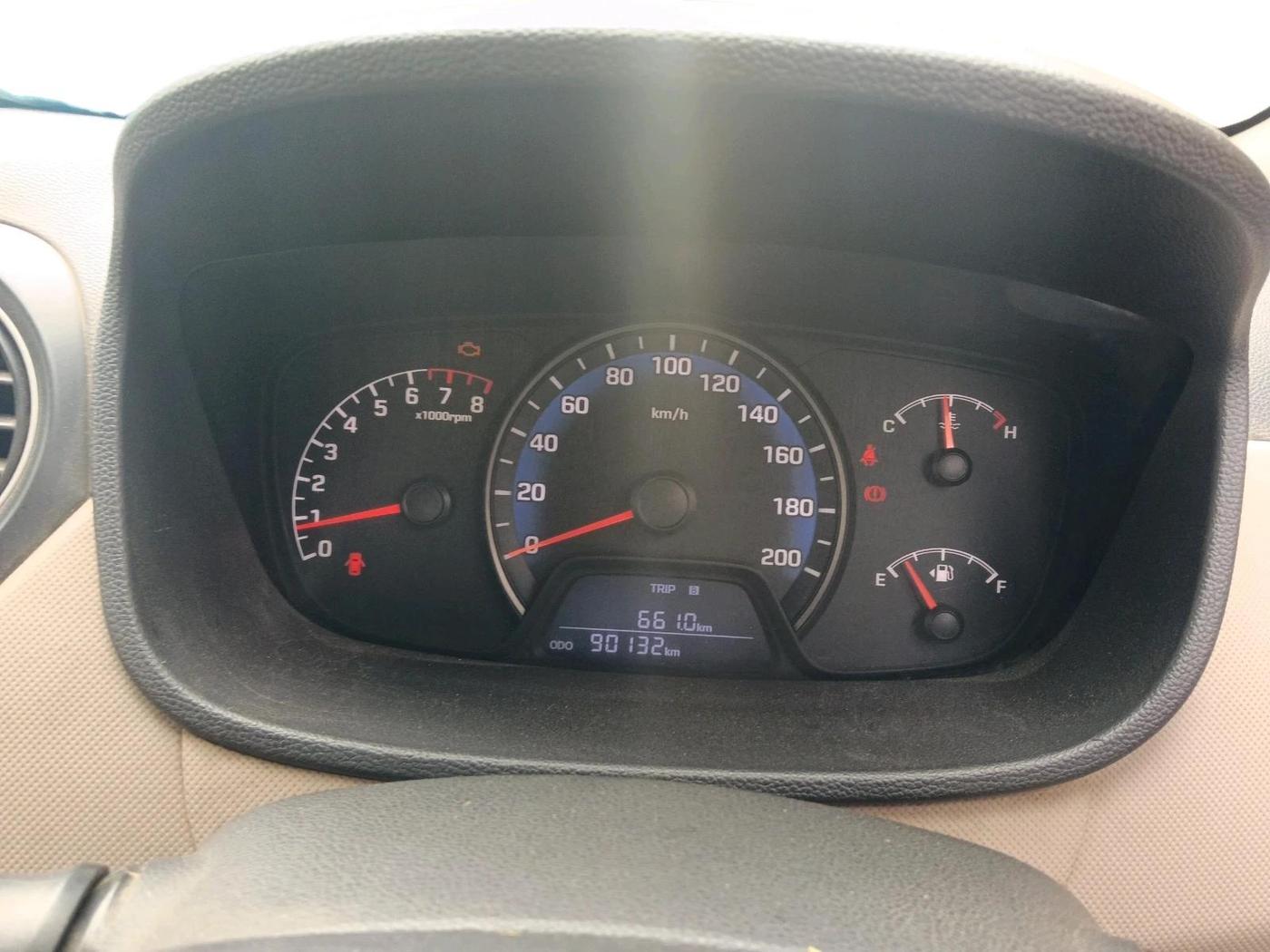 2016 Hyundai Xcent S 1.2, CNG, Manual, 90,132 km, interior